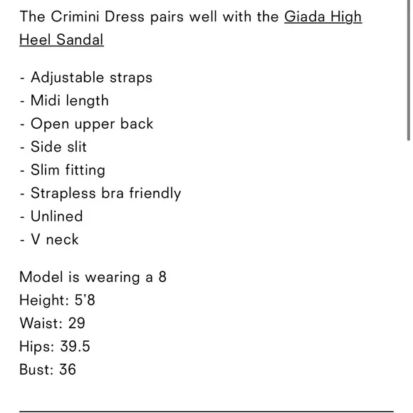 Reformation Crimini Dress, size 6, color Desiree - Picture 5 of 9